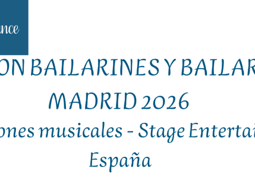ABIERTA AUDICIÓN PARA BAILARINES Y BAILARINAS